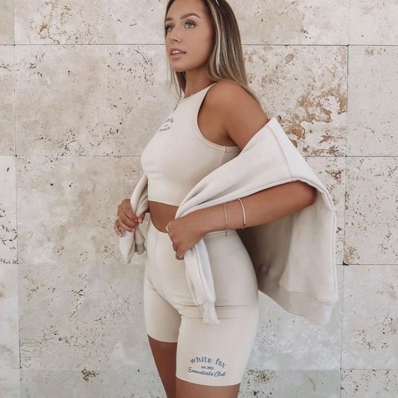 White Fox Boutique Pants - Whitefox biker shorts